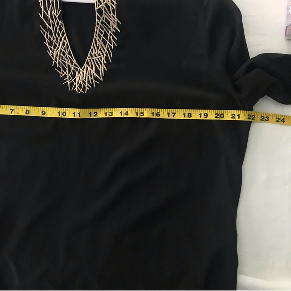 Vintage Bonnie Roseman Silk Tunic Top SZ 14 - Picture 8 of 9